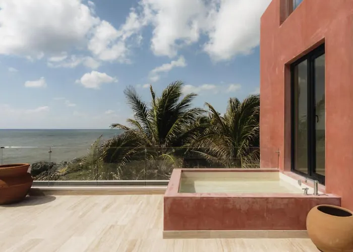 Beachfront Hacienda For 24 Guests In Tulum