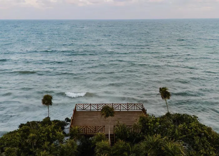 Beachfront Hacienda For 24 Guests In Tulum