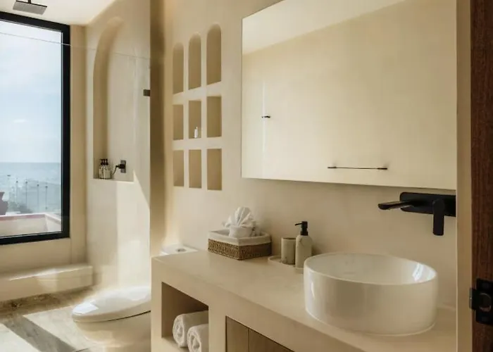 Villa Beachfront Hacienda For 24 Guests In *