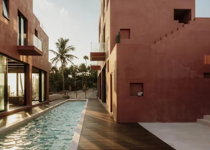 Beachfront Hacienda For 24 Guests In
